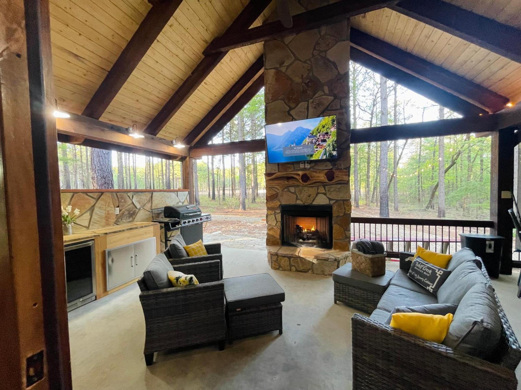 Wolf Creek Luxury Cabin Broken Bow Luaran gambar